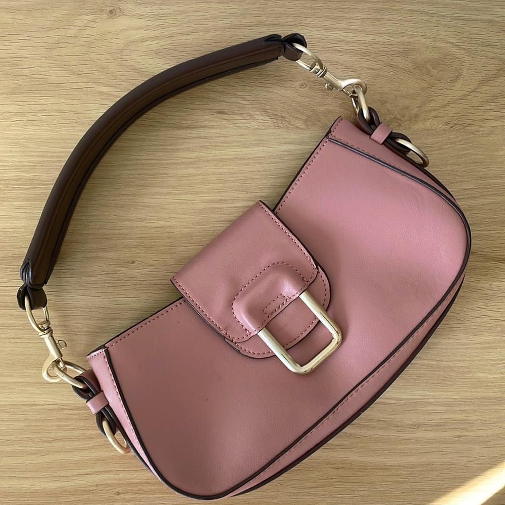 Zara Baguette Bag with Buckle